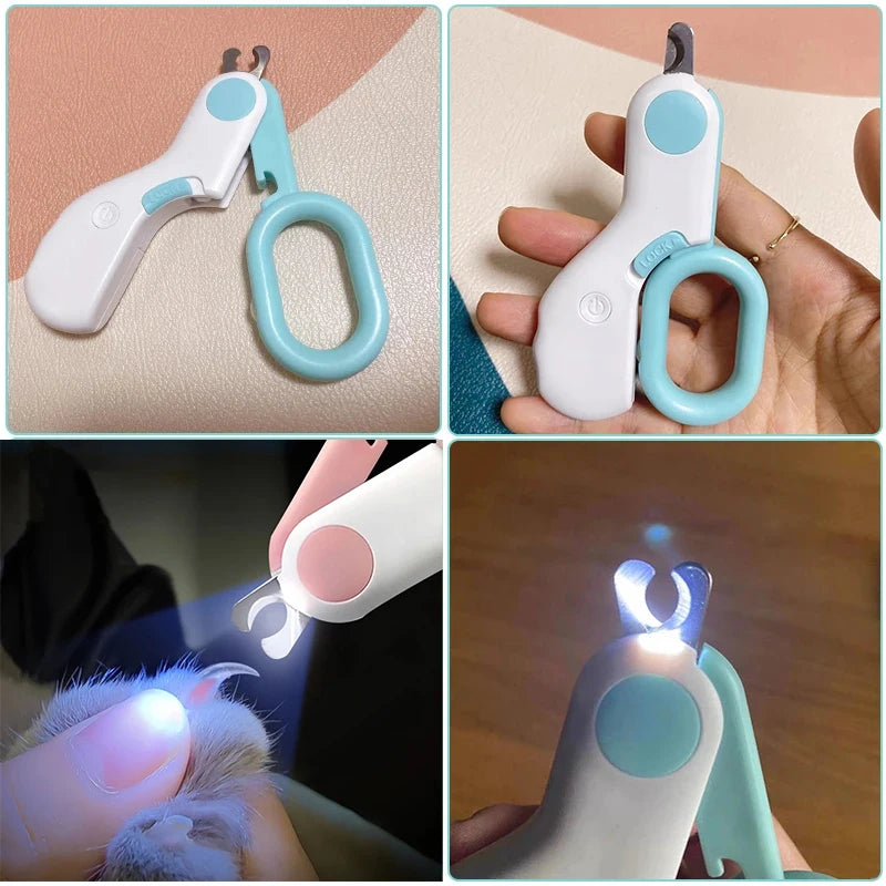 Cortador de Unhas com LED para Pets