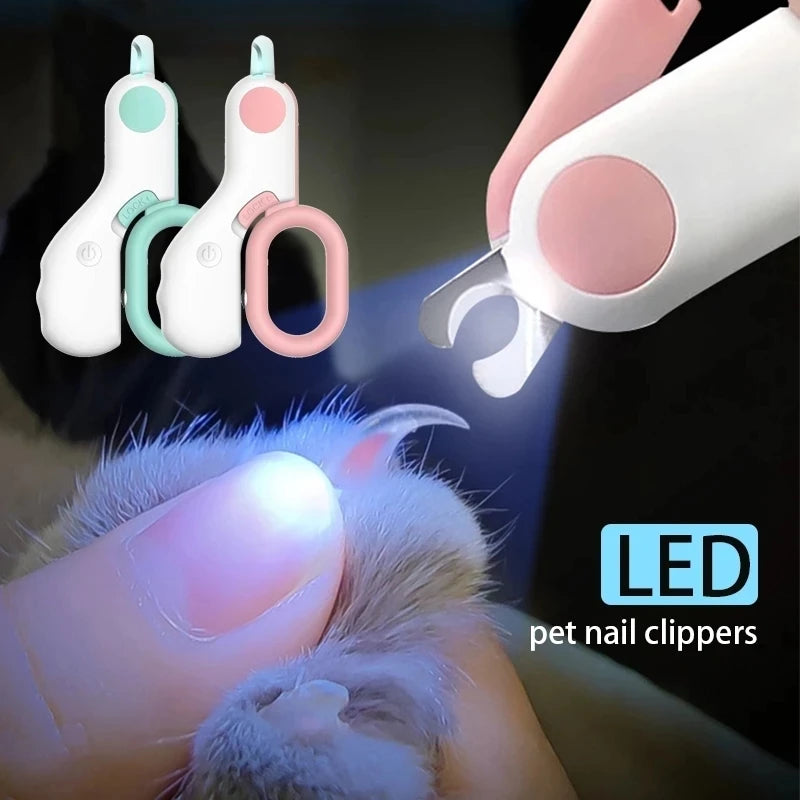 Cortador de Unhas com LED para Pets