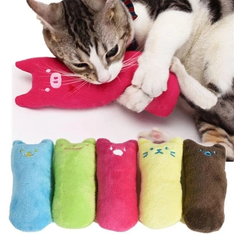 Almofada de Pelúcia com Catnip para Gatos - Compre 1 Leve + 2 Grátis